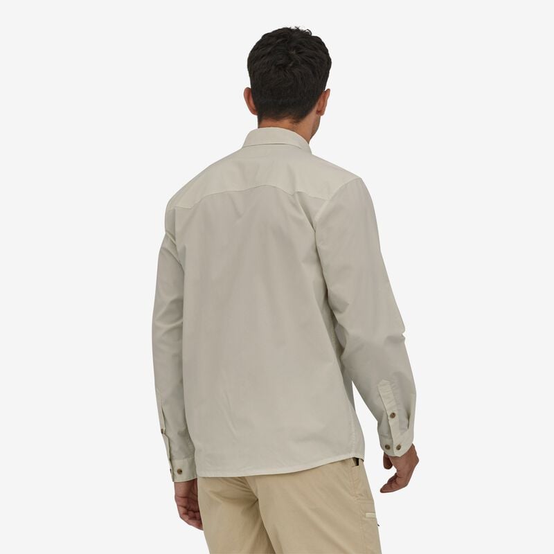 Patagonia Men's Long-Sleeved Sun Stretch Shirt - Dyno White