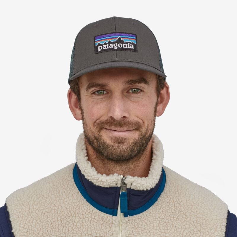 Patagonia P-6 Logo Trucker Hat - Forge Grey