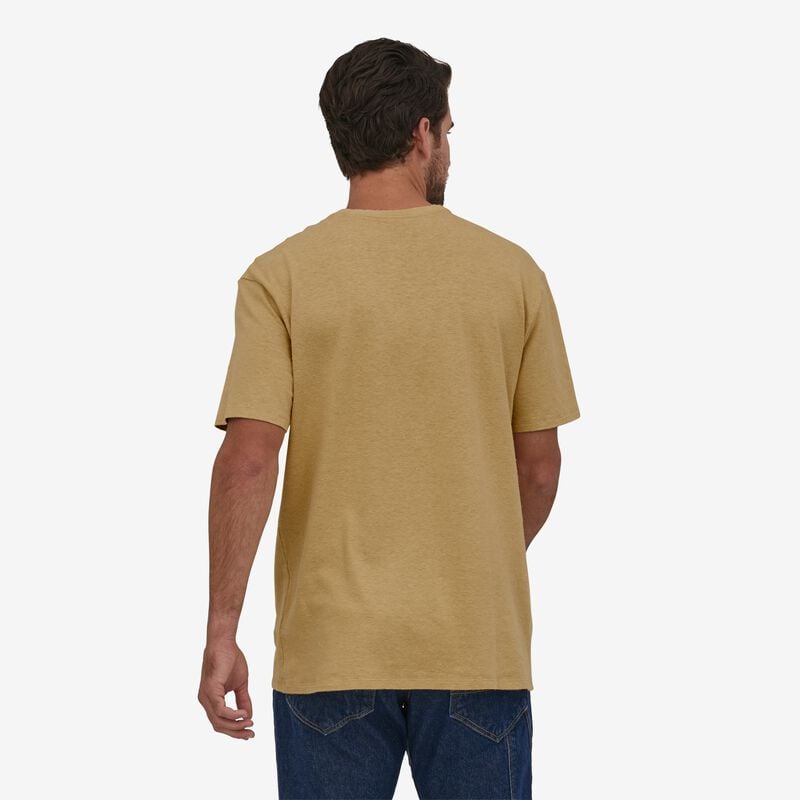 Patagonia Men's Work Pocket Tee Shirt - Hemp Leaf: Sespe Tan