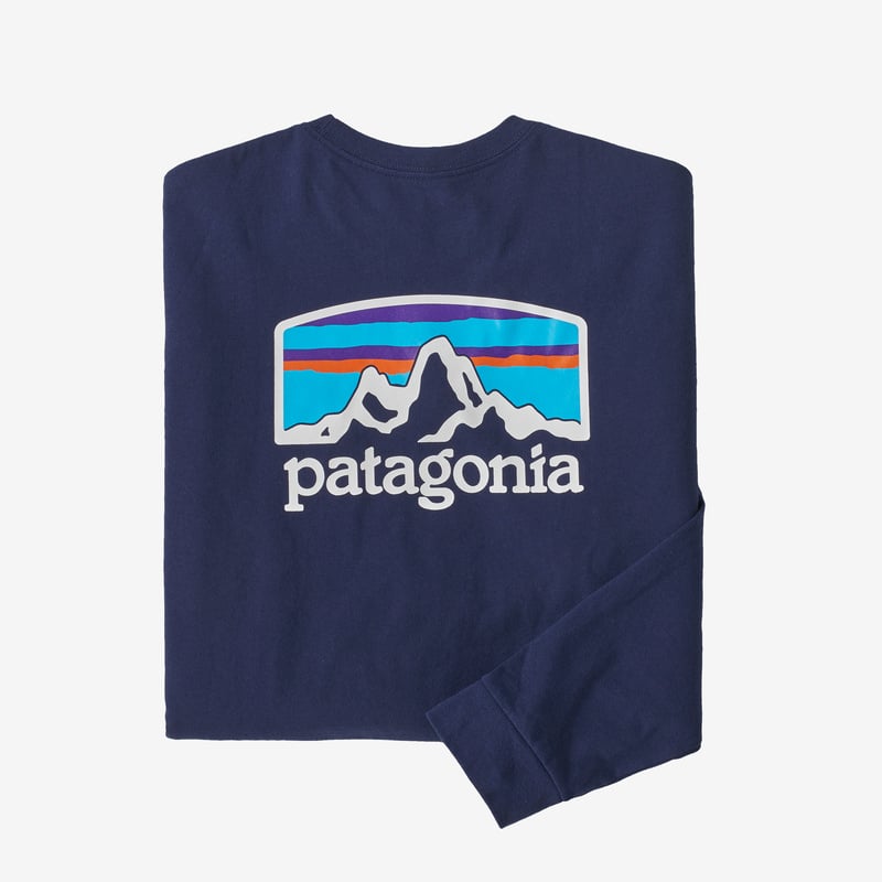 Patagonia Men's Long-Sleeved Fitz Roy Horizons Responsibili-Tee® - Sound Blue