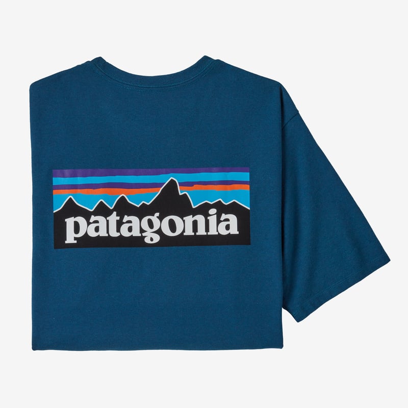 Patagonia Men's P-6 Logo Responsibili-Tee® - Wavy Blue