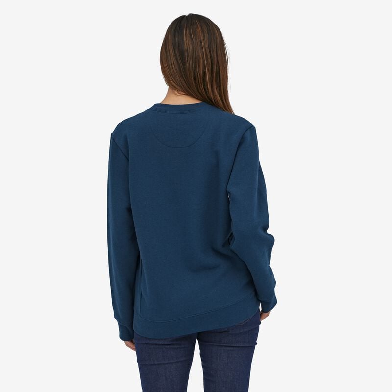 Patagonia Clean Climb Hex Uprisal Crew Sweatshirt - Tidepool Blue