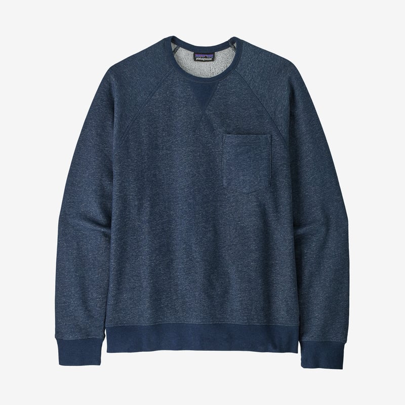 Patagonia Men's Mahnya Fleece Crewneck Sweatshirt - New Navy