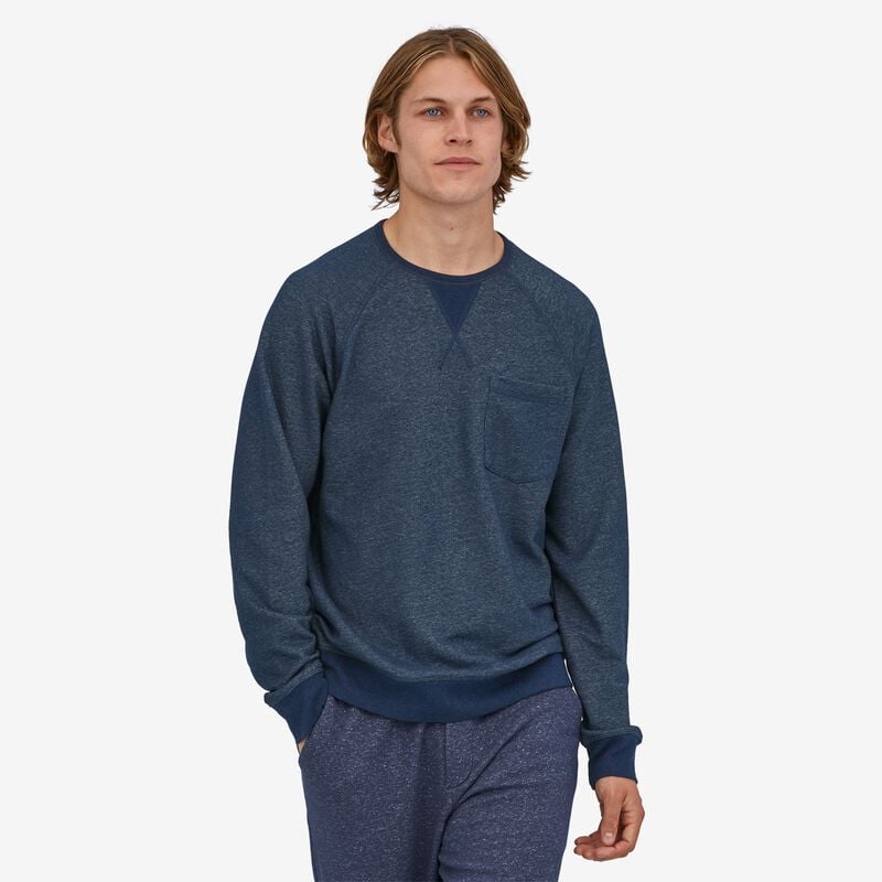 Patagonia Men's Mahnya Fleece Crewneck Sweatshirt - New Navy