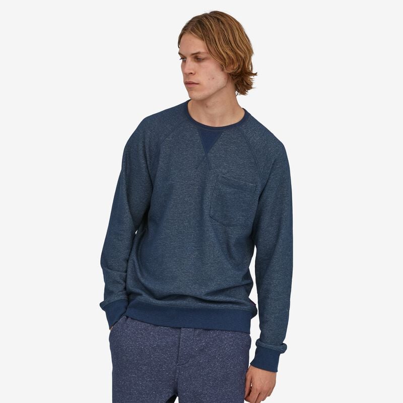 Patagonia Men's Mahnya Fleece Crewneck Sweatshirt - New Navy