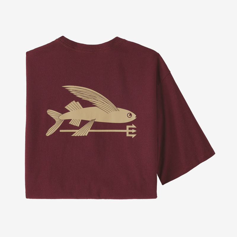 Patagonia Men’s Flying Fish Responsibili-Tee® - Sequoia Red