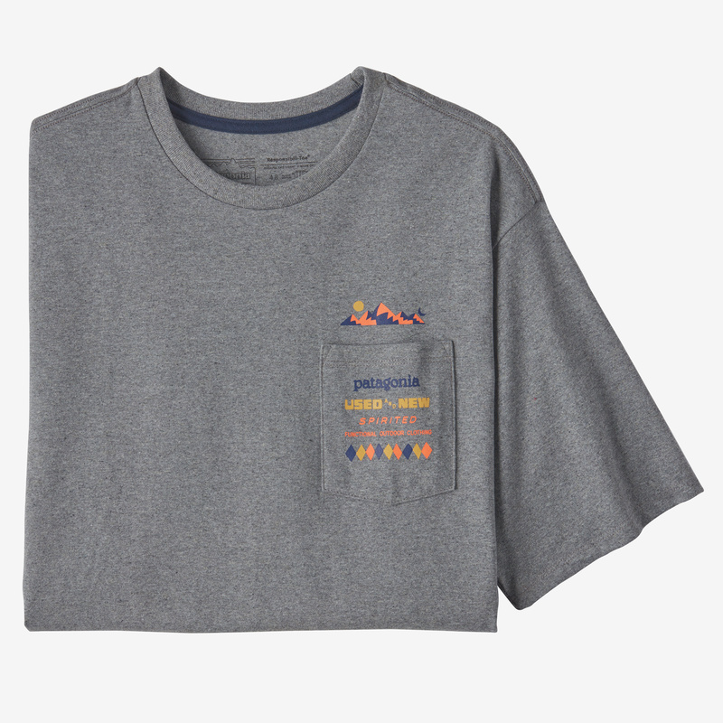 Patagonia Men's Spirited Seasons Pocket Responsibili-Tee® - Gravel Heather
