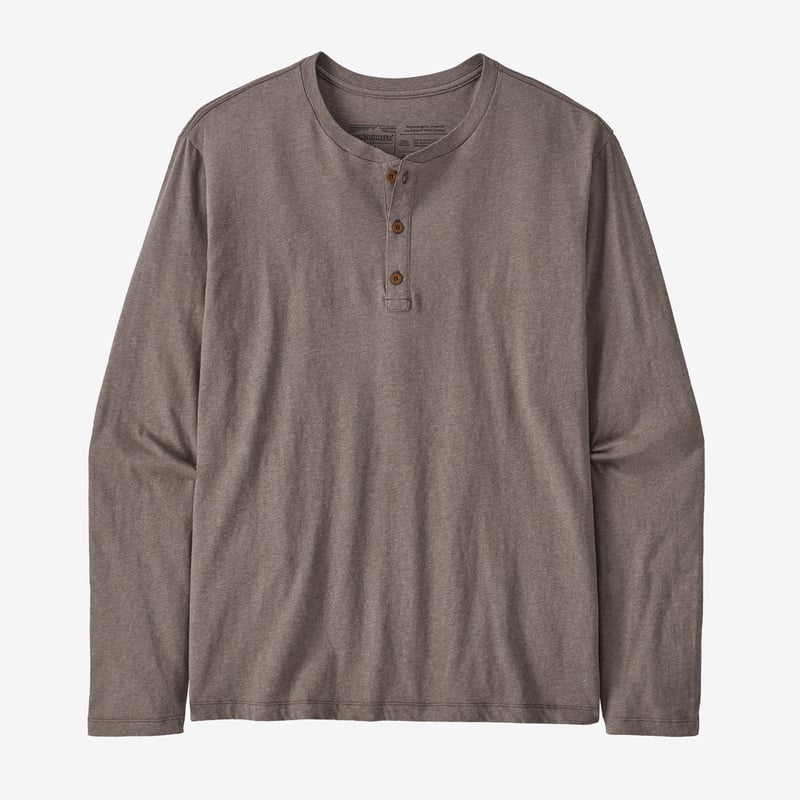 Patagonia Men's Regenerative Organic Certified™ Cotton Lightweight Henley - Dusky Brown
