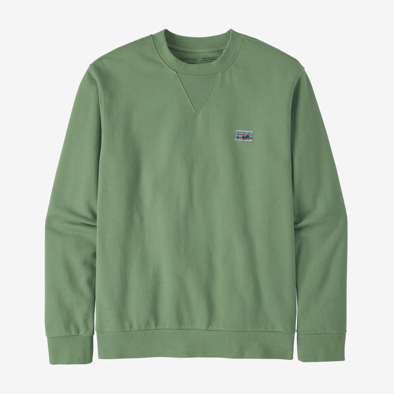 Patagonia Men's Regenerative Organic Certified™ Cotton Crewneck Sweatshirt - Sedge Green