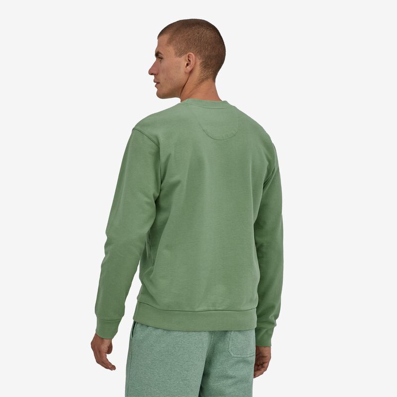 Patagonia Men's Regenerative Organic Certified™ Cotton Crewneck Sweatshirt - Sedge Green
