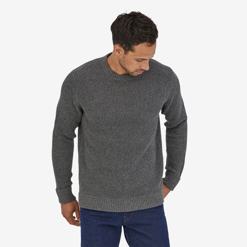 Patagonia Men's Recycled Wool Sweater - Pine Knit: Northern Green