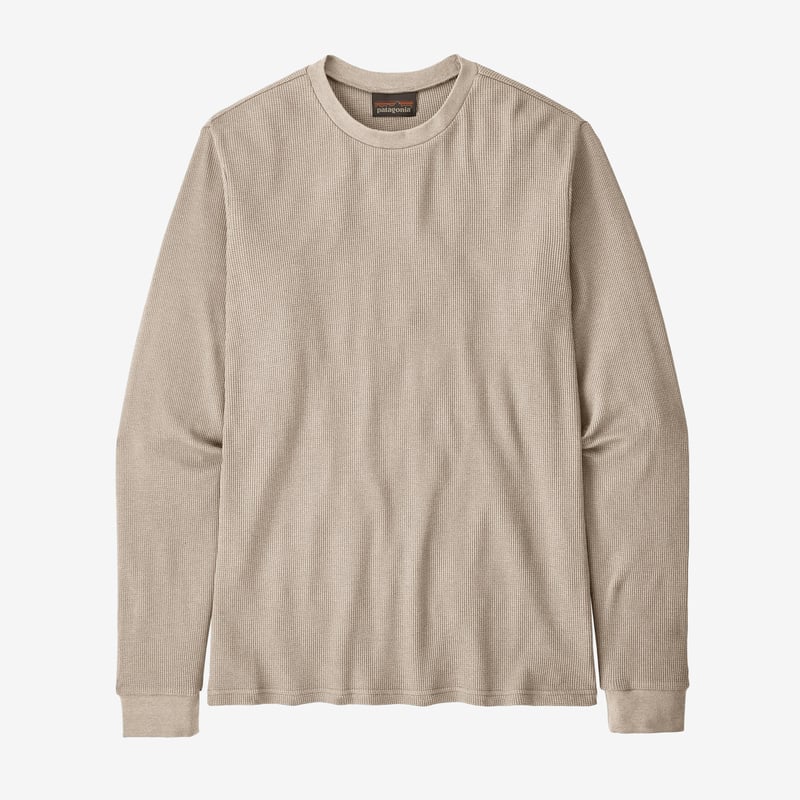 Patagonia Men's Work Waffle Crew - Pumice