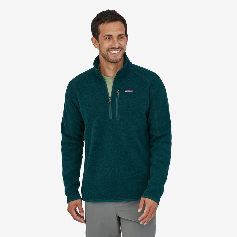 Patagonia Men's Better Sweater® 1/4-Zip Fleece - Dark Borealis Green
