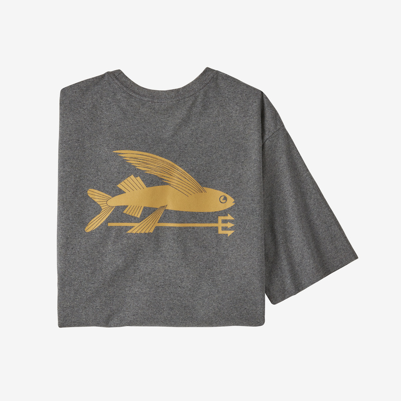 Patagonia Men’s Flying Fish Responsibili-Tee® - Gravel Heather