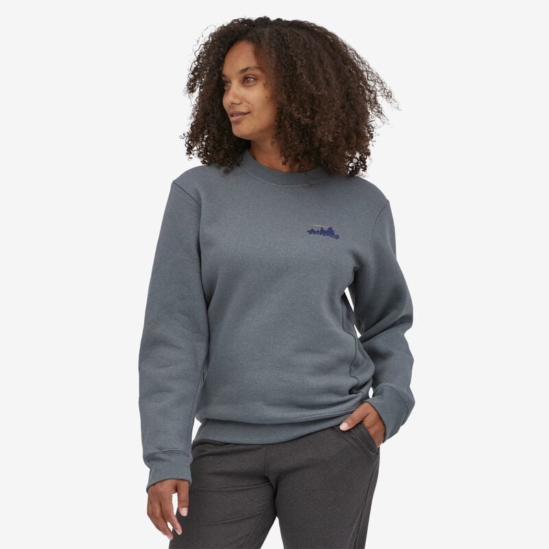 Patagonia 73 Skyline Uprisal Crew Sweatshirt - Plume Grey