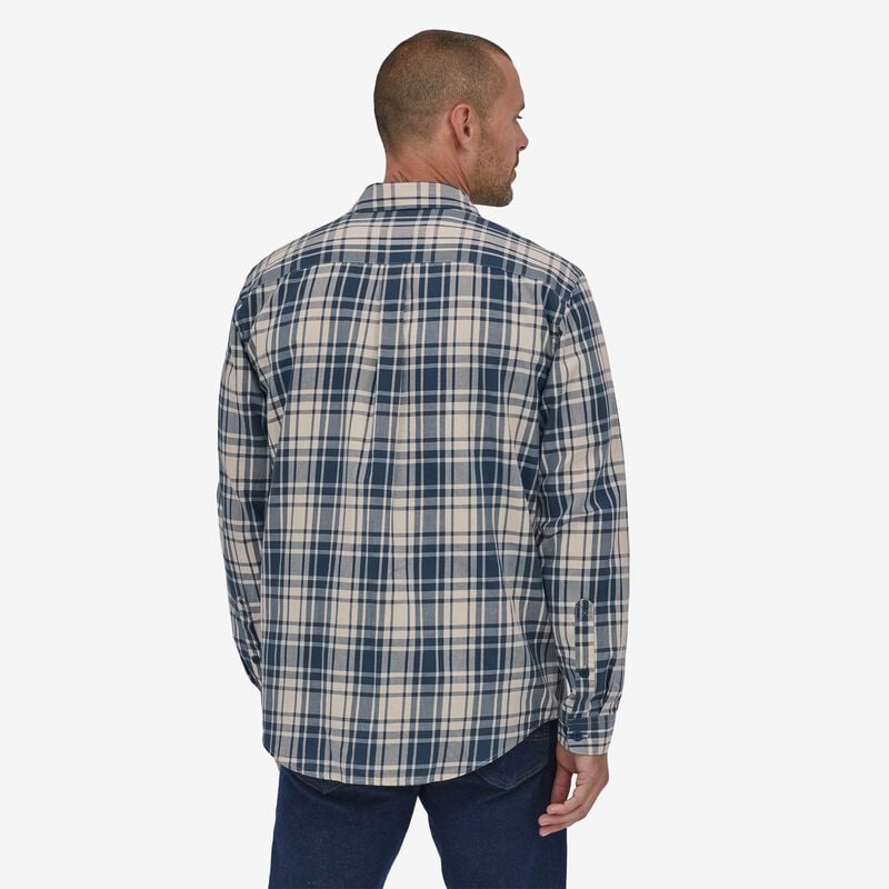Patagonia Men's Long-Sleeved Pima Cotton Shirt - Forge Grey