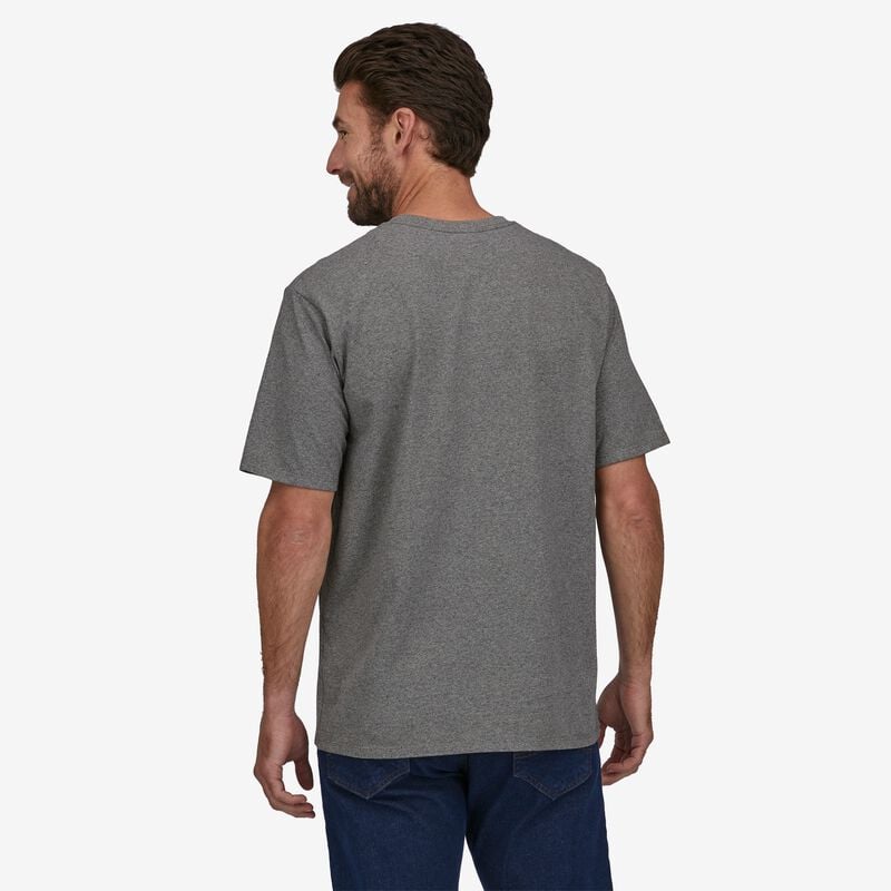 Patagonia Men's Take a Stand Responsibili-Tee® - Wild Grizz: Gravel Heather