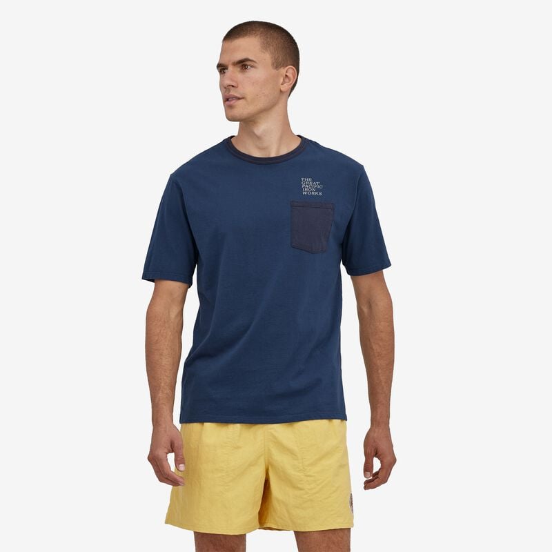 Patagonia Men's GPIW™ Organic Pocket T-Shirt - Stone Blue