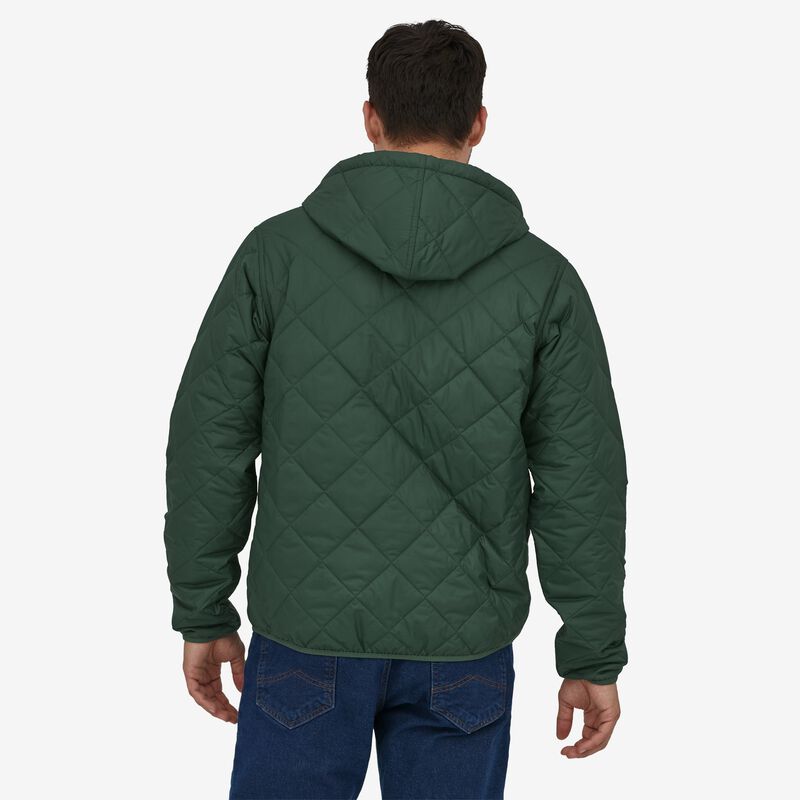 Patagonia Men's Diamond Quilted Bomber Hoody - Pinyon Green