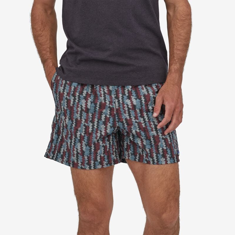 Patagonia Men's Baggies™ Shorts - 5" - Climbing Trees Ikat: Ink Black