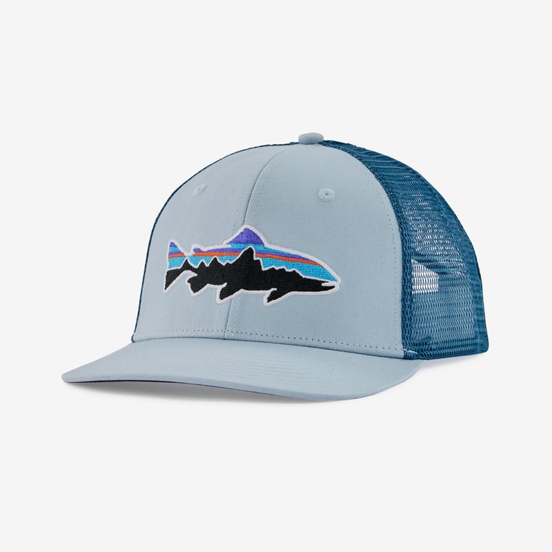 Patagonia Fitz Roy Trout Trucker Hat - Steam Blue
