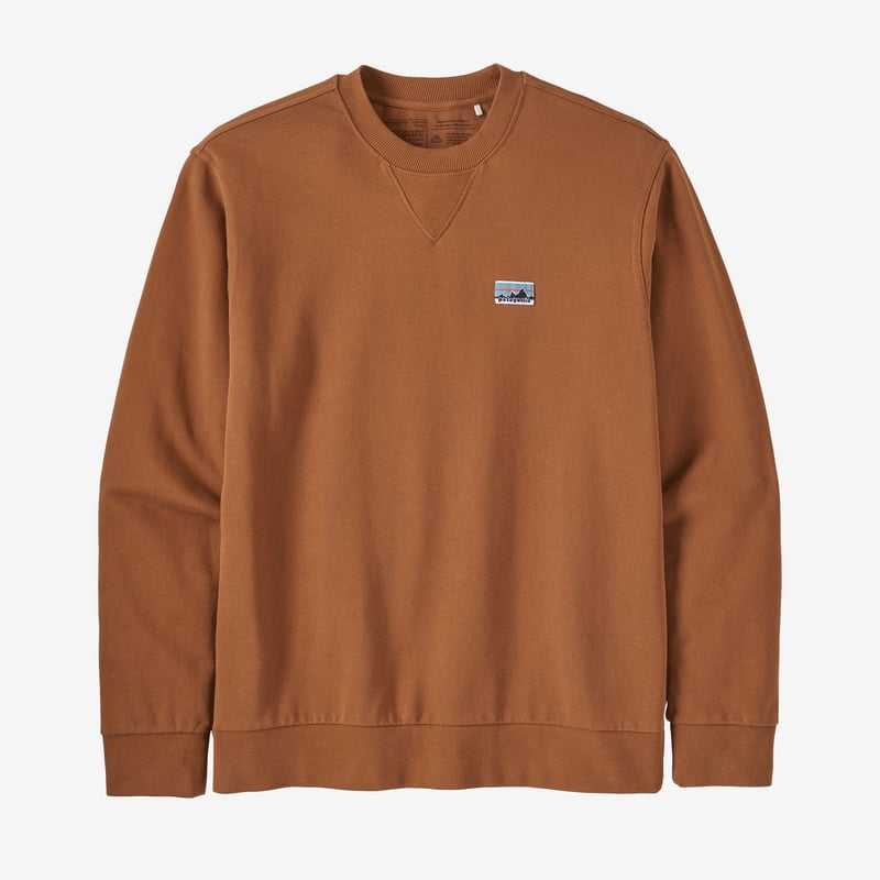 Patagonia Men's Regenerative Organic Certified™ Cotton Crewneck Sweatshirt - Earthworm Brown