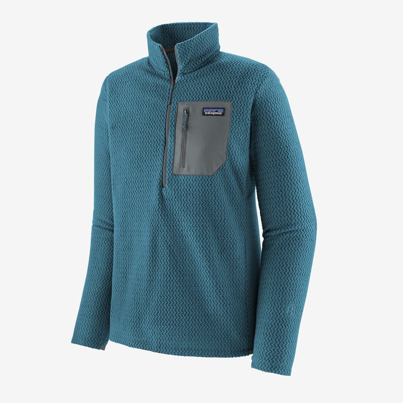 Patagonia Men's R1® Air Zip-Neck - Wavy Blue
