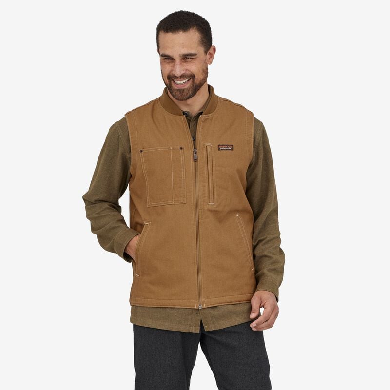 Patagonia Men's All Seasons Hemp Canvas Vest - Coriander Brown