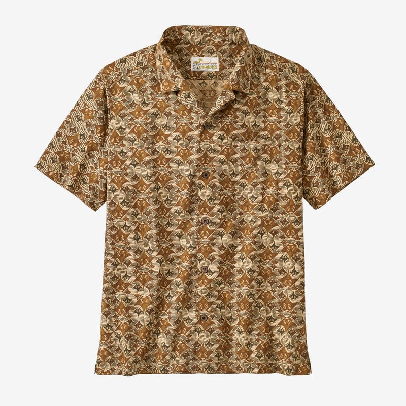 Patagonia Men's Pataloha® Shirt - Ray Migration: Wood Brown