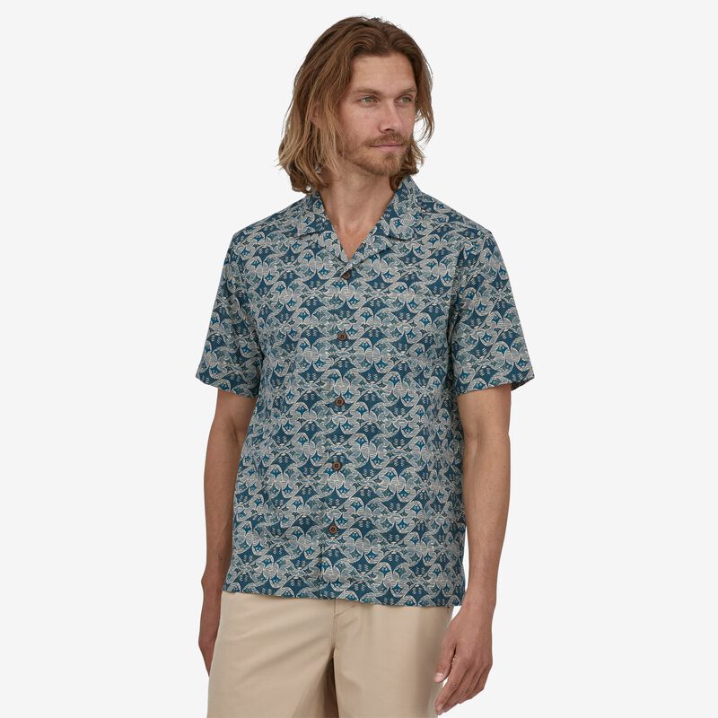 Patagonia Men's Pataloha® Shirt - Ray Migration: Wood Brown