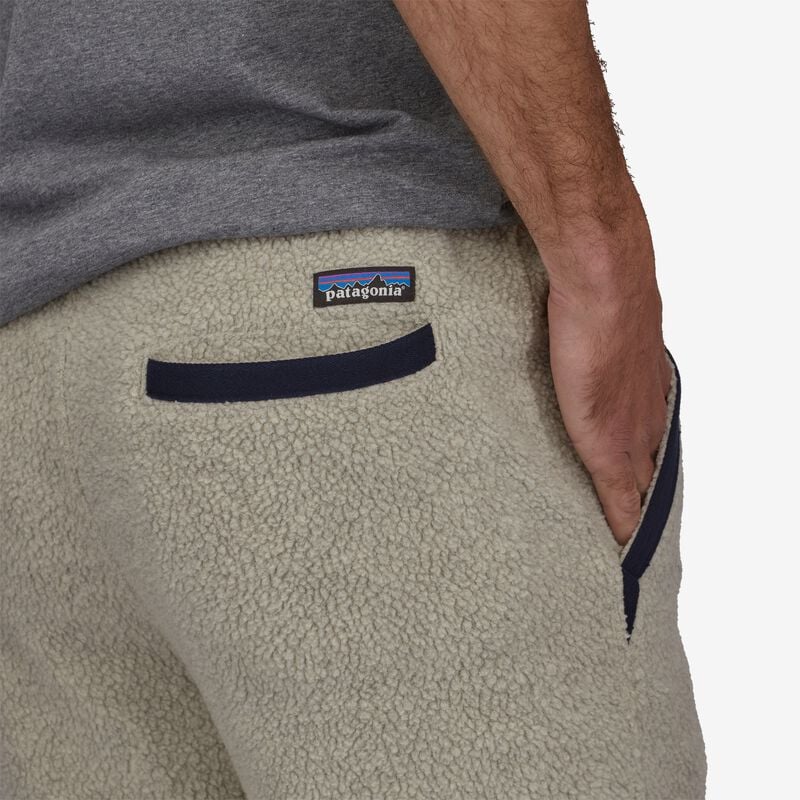 Patagonia Men's Shearling Fleece Pants - Simple Fungiis: Pitch Blue