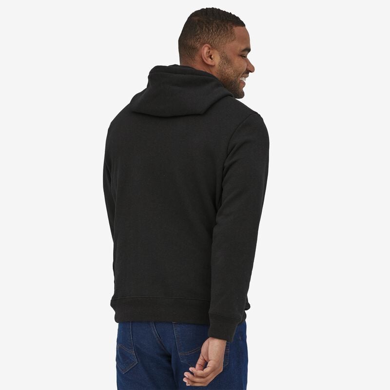 Patagonia Line Logo Ridge Stripe Uprisal Hoody - Ink Black