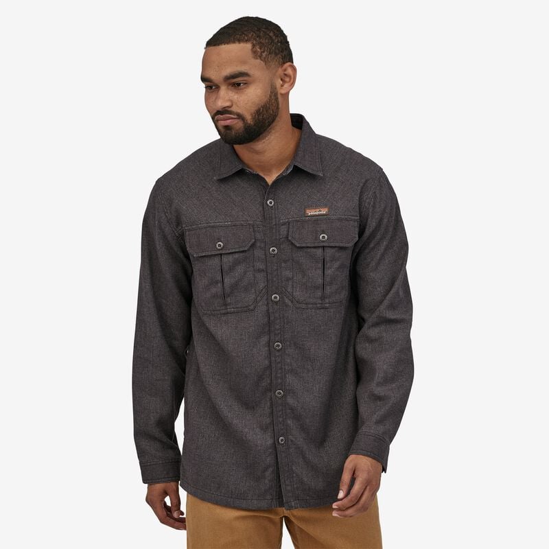Patagonia Men's Farrier's Shirt - Great Plains: Wool White