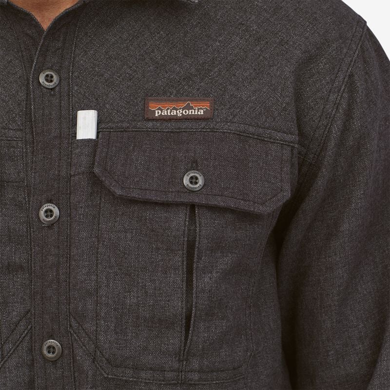 Patagonia Men's Farrier's Shirt - Great Plains: Wool White