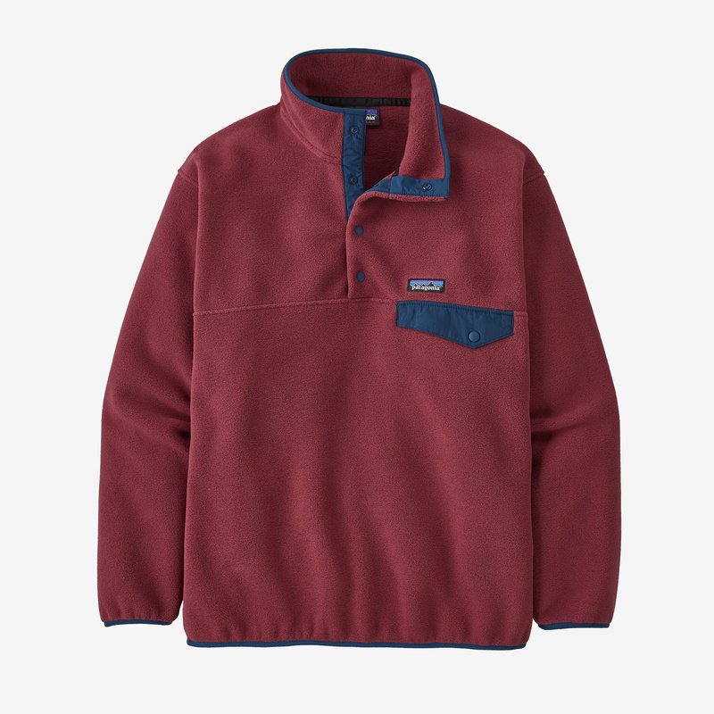 Patagonia Men's Synchilla® Snap-T® Fleece Pullover - Sequoia Red