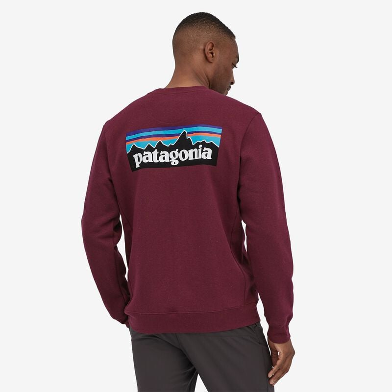 Patagonia P-6 Logo Uprisal Crew Sweatshirt - Sequoia Red