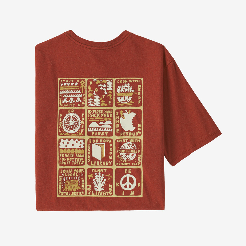 Patagonia Men's How to Change Responsibili-Tee® - Sisu Brown