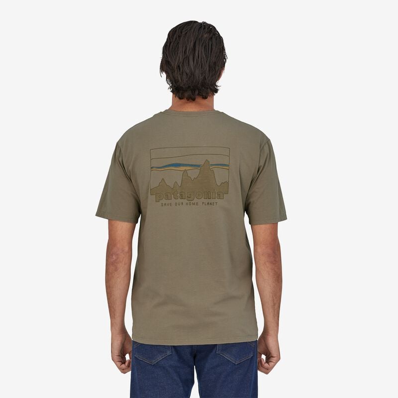 Patagonia Men's '73 Skyline Organic T-Shirt - Garden Green