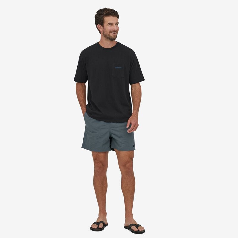 Patagonia Men's Baggies™ Shorts - 5" - Clean Currents Patch: Lago Blue
