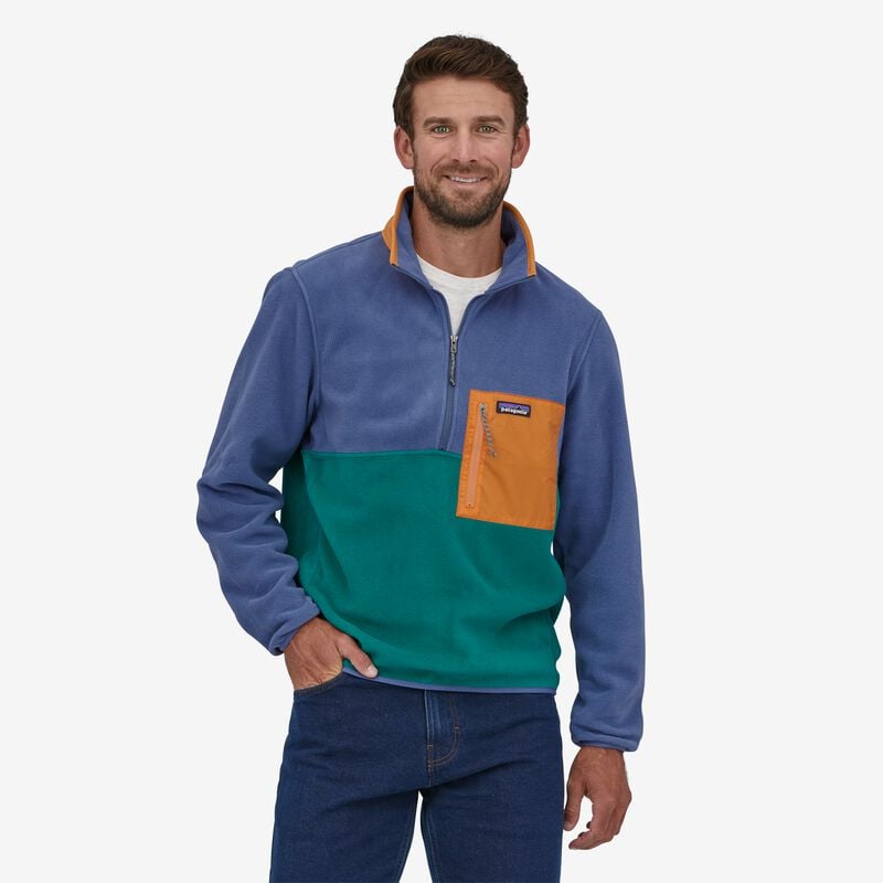 Patagonia Men's Microdini 1/2-Zip Fleece Pullover - Borealis Green