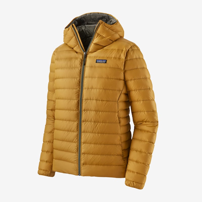 Patagonia Men's Down Sweater Hoody - Cabin Gold