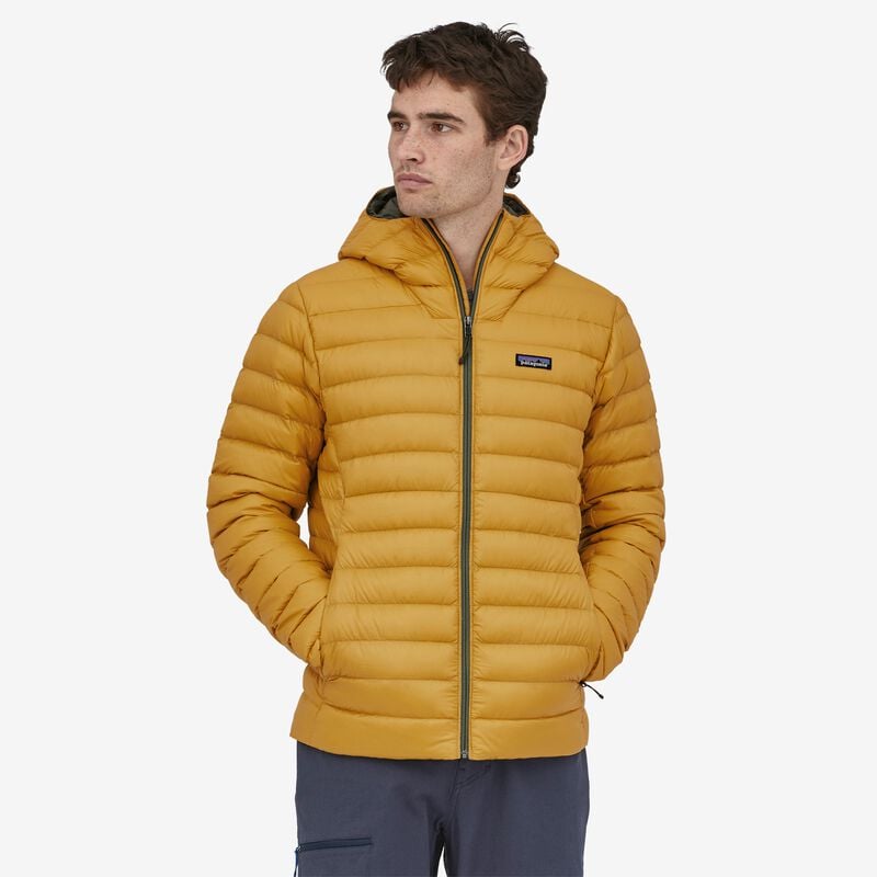 Patagonia Men's Down Sweater Hoody - Cabin Gold