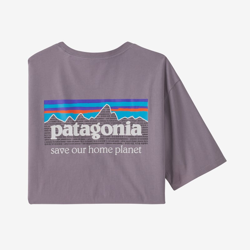 Patagonia Men's P-6 Mission Organic T-Shirt - Rustic Purple