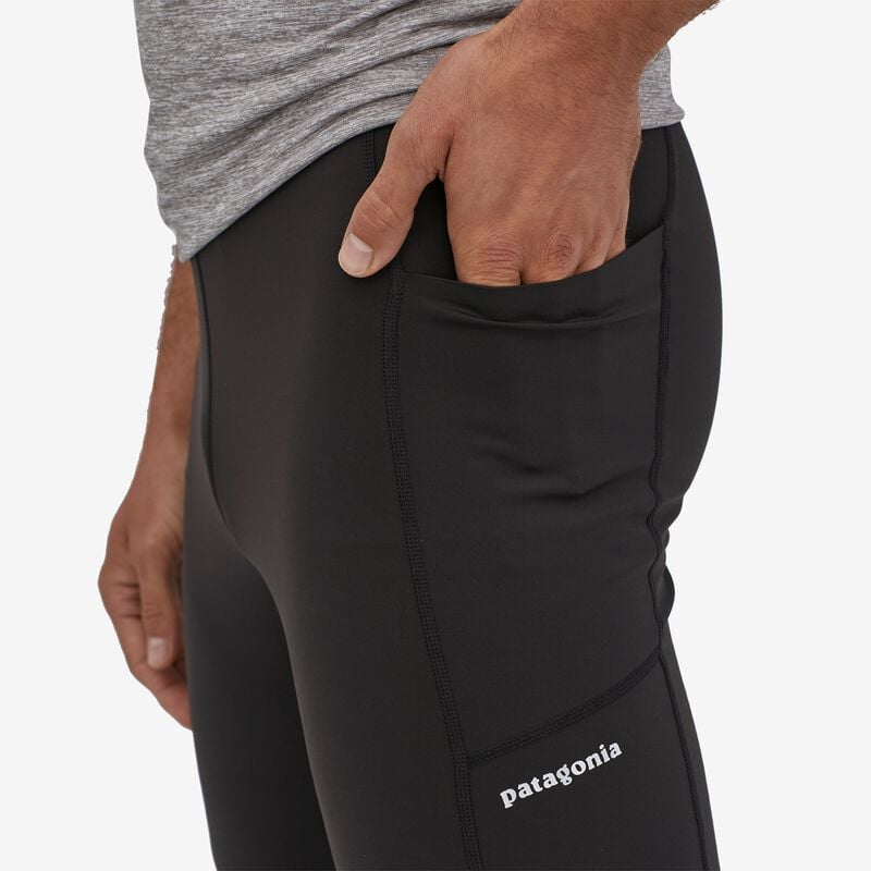 Patagonia Men's Endless Run Tights - Plume Grey