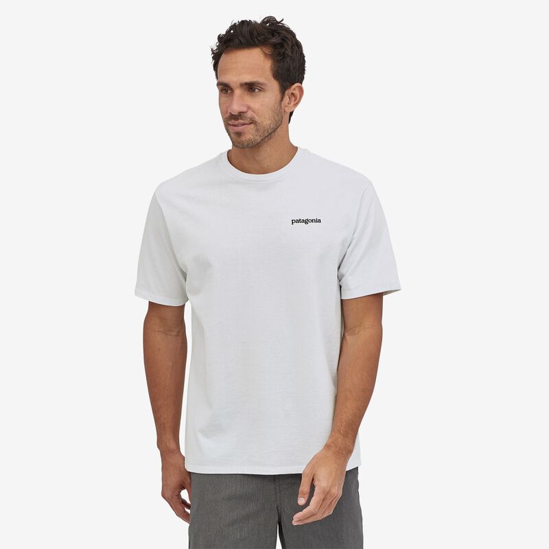 Patagonia Men's Fitz Roy Horizons Responsibili-Tee® - White