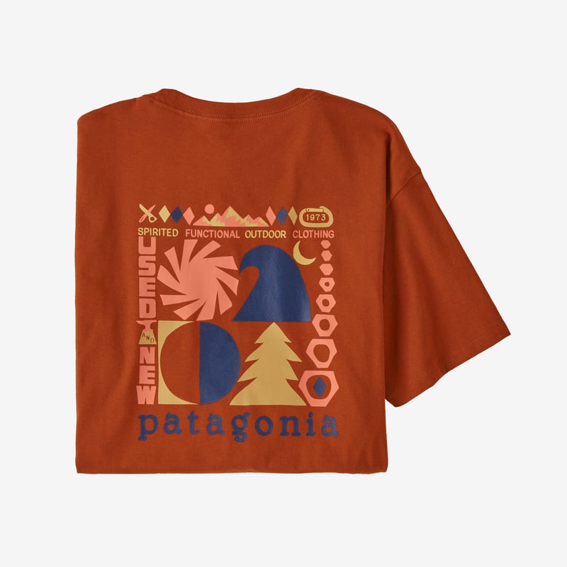Patagonia Spirited Seasons Organic T-Shirt - Sandhill Rust