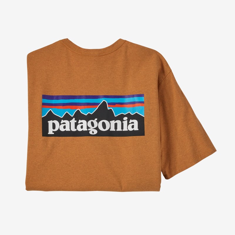 Patagonia Men's P-6 Logo Responsibili-Tee® - Cloudberry Orange
