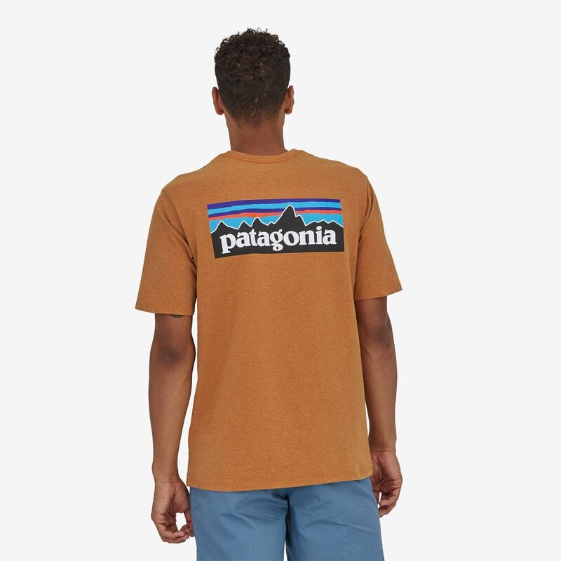 Patagonia Men's P-6 Logo Responsibili-Tee® - Cloudberry Orange