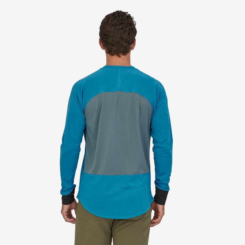 Patagonia Men's Long-Sleeved Dirt Craft Bike Jersey - Anacapa Blue