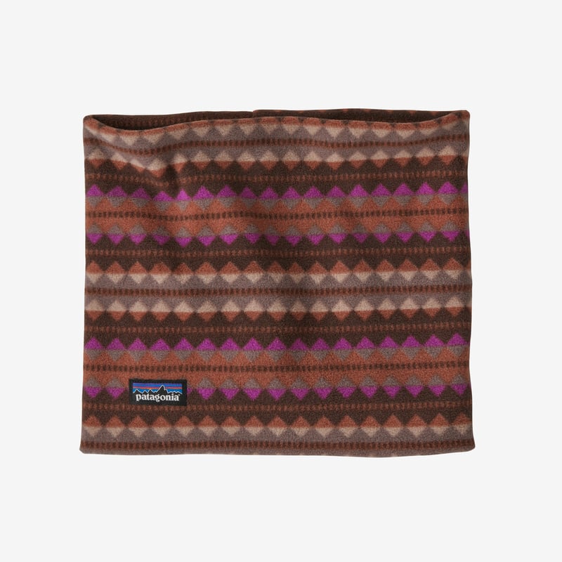 Patagonia Micro D™ Fleece Gaiter - Diamond Stripe: Sisu Brown